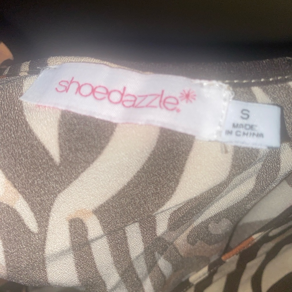 Animal Safari Print Maxi Cutout Dress by Shoe Dazzle Sz S - Picture 7 of 7
